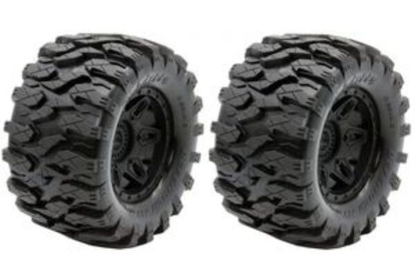 Powerhobby PHBPHT2383 Defender MX Belted All Terrain Tires Mounted 17mm Traxxas