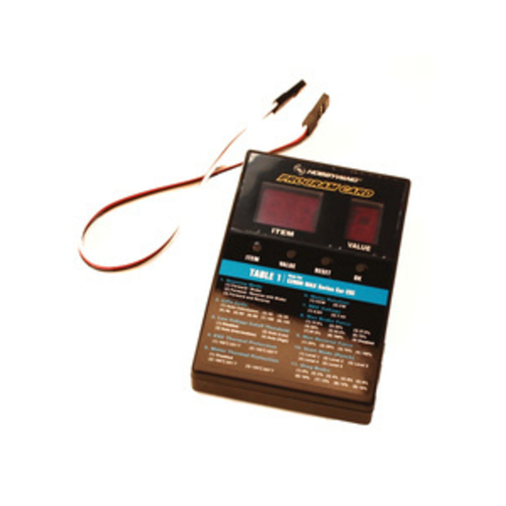 Hobbywing HWI30501003 LED Program Card - General Use for Cars, Boats, and Air Use