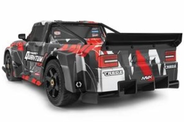 Maverick MVK150313 QuantumR Flux 4S 1/8 4WD Race Truck -  Grey / Red