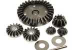 Racers Edge RCE6403  Machined Metal Diff Gears & Diff Pinions & Drive Gear for Blackzon Slyder