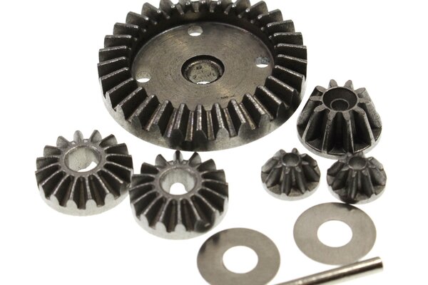 Racers Edge RCE6403  Machined Metal Diff Gears & Diff Pinions & Drive Gear for Blackzon Slyder