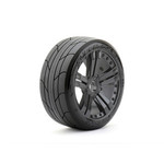 Jetko Tires JKO1504CBMSGB  1/8 Buggy Super Sonic Tires Mounted on Black Claw Rims, Medium Soft, Belted (2)