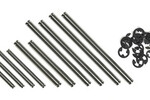 LNS3725  Titanium Hinge Pin Kit Traxxas Rustler VXL, (10)