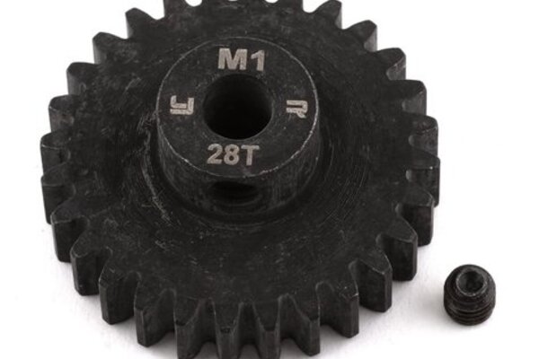 Yeah Racing YEA-MG-10018  Yeah Racing  28T Hardened Steel Mod 1 Pinion Gear (5mm Bore) (28T)
