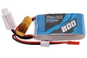 Gens ACE GEA8002S45JS Gens Ace 2s LiPo Battery 45C (7.4V/800mAh) w/JST Connector