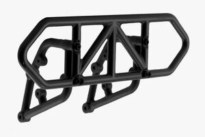 RPM R/C Products RPM81002  BLACK REAR BUMPER