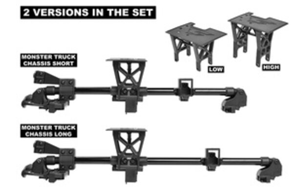 Corally (Team Corally) COR00180-910 Chassis Brace Kit - Xtreme - Fit all TC 1/8 MT cars - 1 Set