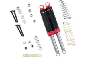 Hot Racing TD100T02  Hot Racing Red Internal Spring Air Shocks 100mm