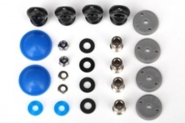 Traxxas 7463 Rebuild kit, GTR long/xx-long shocks (x-rings, bladders, pistons, piston nuts, shock rod ends, hollow balls) (renews 2 shocks)