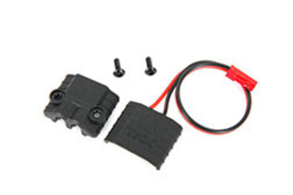 Traxxas 6541X Connector, power tap (with cable)/ 2.6x8 BCS (2) (use #6549 power tap for telemetry voltage)