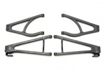 Traxxas 5333R Suspension arm set, adjustable wheelbase (lengthens wheelbase 10mm or 19mm) (suspension arm upper (2)/ suspension arm lower (2)/ bumper mount spacers (2)/ 4x16BCS (2))