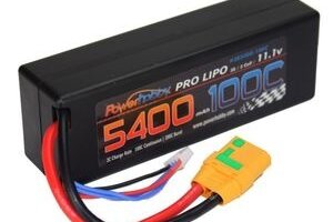 Powerhobby PHB3S5400100CXT90HCS 3S 11.1V 5400MAH 100C W/ XT90 Hard Case