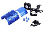 Powerhobby PHBPH1289BLUE   Power Hobby Heat Sink W/ Twin Tornado High Speed Fans