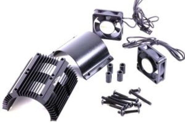Powerhobby PHBPH1289BLACK  Power Hobby Heat Sink W/ Twin Tornado High Speed Fans