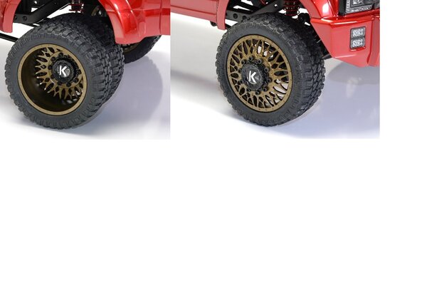 CEN Racing CEG8982    Ford F450 1/10 4WD Solid Axle RTR Truck - Red Candy Apple