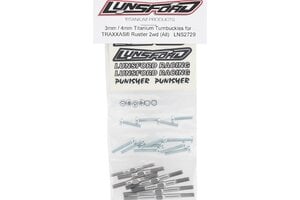 Lunsford Racing LNS2729  Titanium Turnbuckle Kit, 3/4mm, for Traxxas Rustler 2WD