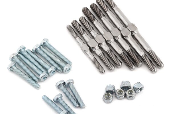 Lunsford Racing LNS2729  Titanium Turnbuckle Kit, 3/4mm, for Traxxas Rustler 2WD
