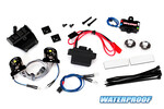 Traxxas 8038 LED light set, complete with power supply (contains headlights, tail lights, side marker lights, distribution block, and power supply) (fits #8130 body)