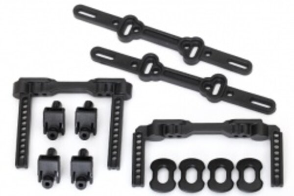 Traxxas 8316 Body mounts, front & rear/ body mount posts/ body mount sliders
