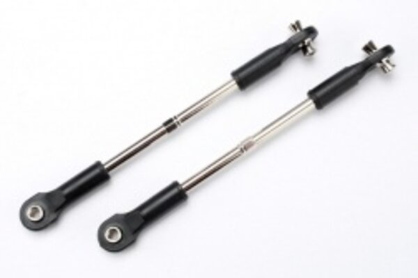 Traxxas 5939 Turnbuckles, toe links, 72mm (2) (assembled with rod ends and hollow balls)