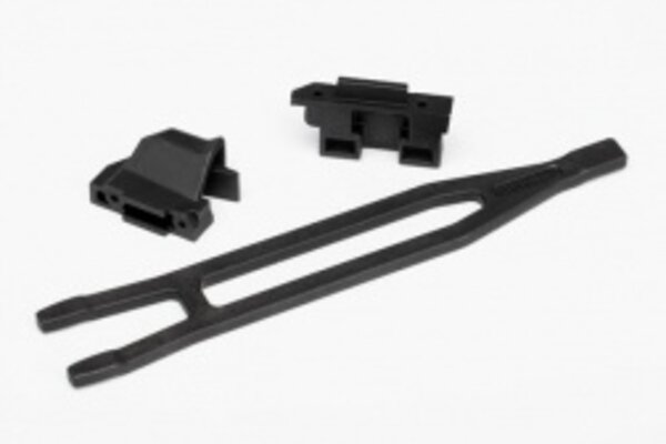 Traxxas 7426 Battery hold-down (1)/ hold-down retainer, front & rear (1 each)
