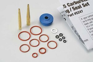 Traxxas 5247 O-ring and seal set, carburetor/ O-rings: 2x1mm (3), 10x1mm (4), 2.5x1.15mm (2), 6.2x1.2mm