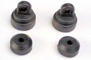 Traxxas 3767 Shock caps (2)/ shock bottoms (2)