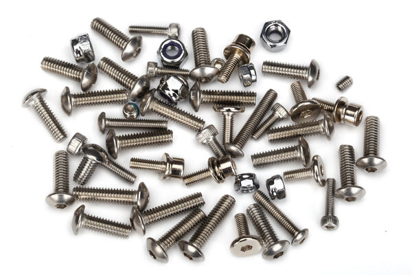 Traxxas 5746X Hardware kit, stainless steel, Spartan/DCB M41 (contains all stainless steel hardware used on Spartan and DCB M41)