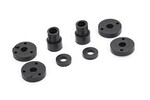 Traxxas 2669 Piston head set (2-hole (2)/ 3-hole (2))/ shock mounting bushings & washers (2) (Big Bore Shocks)