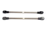 Traxxas 5138 Turnbuckles, 106mm (front tie rods) (2) (includes installed rod ends and hollow ball connectors)