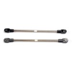 Traxxas 5138 Turnbuckles, 106mm (front tie rods) (2) (includes installed rod ends and hollow ball connectors)