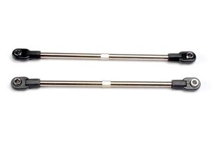 Traxxas 5138 Turnbuckles, 106mm (front tie rods) (2) (includes installed rod ends and hollow ball connectors)