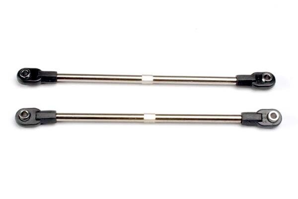 Traxxas 5138 Turnbuckles, 106mm (front tie rods) (2) (includes installed rod ends and hollow ball connectors)