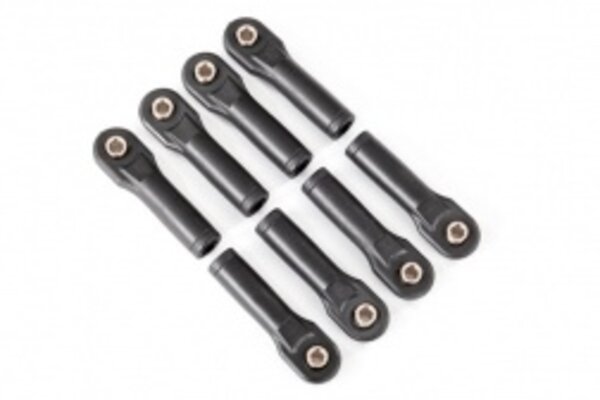 Traxxas 8647X Rod ends, heavy duty (push rod) (8) (assembled with hollow balls) (replacement ends for #8619, 8619G, 8619R, 8619X)