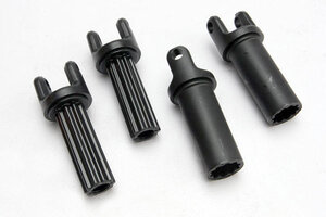 Traxxas 5456 Half shafts, center front (Revo 3.3) (internal splined (1)/ external splined (1)/ center rear (internal splined (1)/ external splined (1)) (plastic parts only)