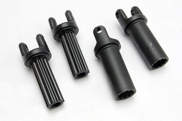 Traxxas 5456 Half shafts, center front (Revo 3.3) (internal splined (1)/ external splined (1)/ center rear (internal splined (1)/ external splined (1)) (plastic parts only)