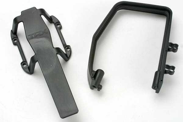 Traxxas 5316 Roll hoop, plastic/ transmission skid guard, plastic