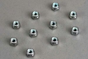 Traxxas 1747  NUTS NYLON LOCKING 4MM (10)