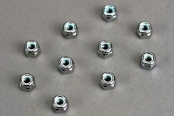 Traxxas 1747  NUTS NYLON LOCKING 4MM (10)
