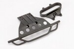 Traxxas 5835 Bumper, front/ bumper mount, front (black)