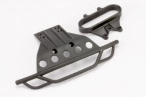 Traxxas 5835 Bumper, front/ bumper mount, front (black)