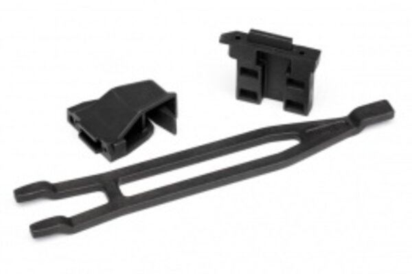 Traxxas 7426X Battery hold-downs, tall (2) (allows for installation of taller, multi-cell batteries)