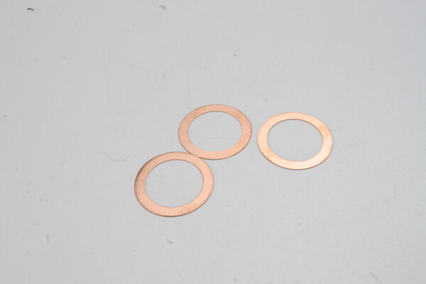 Traxxas 5292 Gaskets, cooling head: 0.20, 0.30, 0.40mm (1 each) (0.30mm stock) (TRX® 3.3)