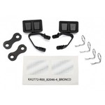 Traxxas 8073 Mirrors, side, black (left & right)/ retainers (2)/ body clips (4) (fits #8010 body)