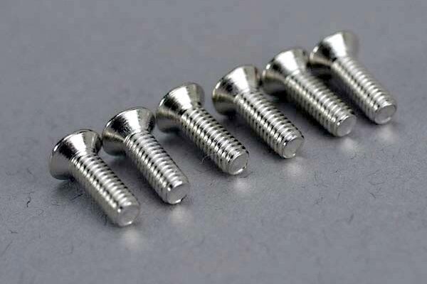 Traxxas 5169 Screws, 2.6x8mm countersunk machine (6)