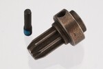 Traxxas 6888X Drive hub, front, hardened steel (1)/ screw pin (1)