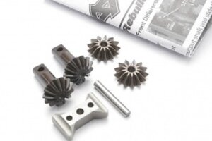Traxxas 5382X Gear set, differential (output gears (2)/ spider gears (2)/ spider gear shaft/ diff carrier support)