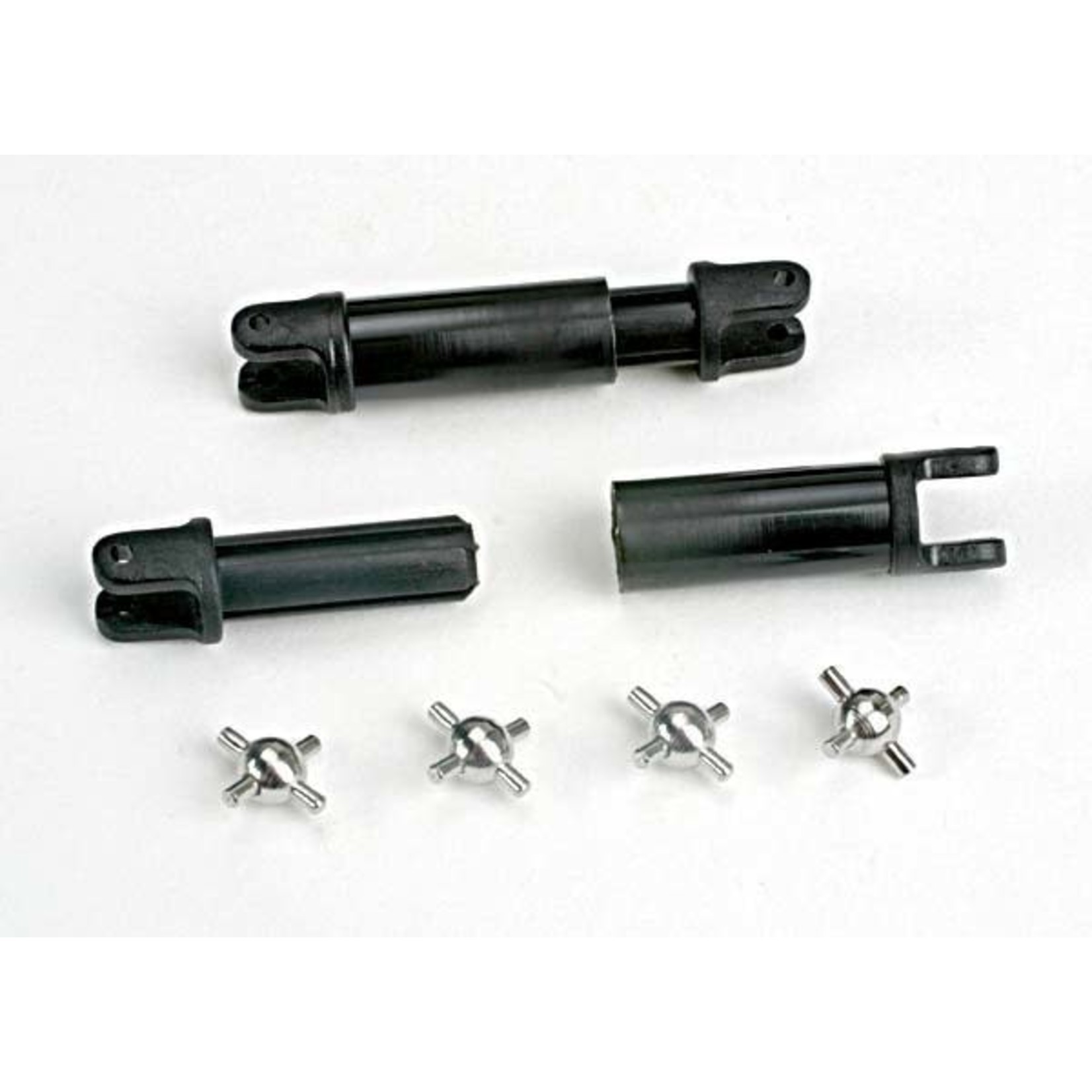 Traxxas 1651 Half-shafts (internal-splined (2)/external-splined (2))/ metal U-joints (4)
