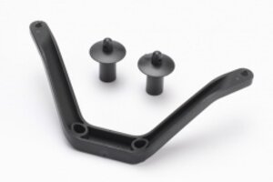 Traxxas 6715 Body mount (1)/ body mount post (2) (front)