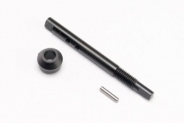 Traxxas Input shaft (slipper shaft)/ bearing adapter (1)/pin (1)